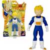 Bizak Monsterflex Dragon Ball Super Saiyan Vegeta Bambola Super estensibile ed elastico, 25 cm, 12 da collezionare, per adulti fan collezionisti e bambini dai 4 anni (64390230)
