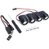 SYFDGDV Compatibile Con MJX 7303 Per Hyper Go 1/7 RC Parti Di Aggiornamento Per Auto Materiale Speciale Faretto Anteriore Luce Per Cofano Fuoristrada Alta Per Velocità RC Parti Auto
