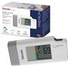 Beurer ME 95 ECG mobile, ECG a 1 canale per la registrazione del ritmo cardiaco, rileva fibrillazione atriale, batteria ricaricabile, cardiofrequenzimetro con app, Apple Health