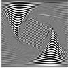 XCPORA Victor Vasarely Poster Pittura Astratta Victor Vasarely Canvas Wall Art Victor Vasarely Stampe per la Decorazione Domestica della Parete Immagine 40x40cmx1 Senza Cornice