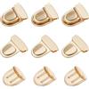 NBEADS 10 Set di Chiusura Tuck Lock, Chiusure per Borse Oro Serrature per Borse Chiusura Borsetta Chiusure in Metallo per Borse Valigia Portafogli e Borse Artigianali Fai-da-Te, 4.2x3x1.3cm