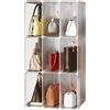 XOKOTAKI Organizzatore modulare, Organizzatore di Borse, Scaffale Modulare per Armadio, Scaffale per Camera, Corridoio. Scaffalature per Casa, Corridoio, Camera da Letto. 9 Moduli.