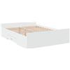 vidaXL Giroletto con cassetti bianco 135 x 190 cm materiale a base di legno