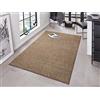 HANSE Home Design - Tappeto in Velluto a Tinta Unita, Effetto Scamosciato, Polipropilene, Marrone, 160 x 240 x 1,3 cm