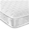 eXtreme comfort ltd Cooltouch Ortho-Tile Hybrid Memory Foam & Pinna-Coil Bonnell Materasso a molle in memory foam, bianco, profondità 18 cm, materasso matrimoniale 135 cm x 190 cm