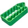 EfforPrac Apparecchio per saldatura a punti a 8 file a doppia fila per gruppo batteria 21700, posizionamento stabile fai da te, strumento in plastica resistente alle alte temperature (4 in 1 verde 21700)