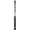 C.K Tools Vorteck HD - Punta per trapano per pietra e piastrelle, 6 mm x 105 mm, punta a freccia in metallo duro resistente agli urti, attacco esagonale Quick Lock da 1/4, per mattoni, calcestruzzo