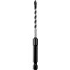 C.K Tools Vorteck HD - Punta per trapano per pietra e piastrelle, 4 mm x 105 mm, punta a freccia in metallo duro resistente agli urti, attacco esagonale Quick Lock da 1/4, per mattoni, calcestruzzo
