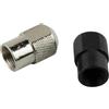 NbgrvB 6pcs M8 × 0.75mm Drill Mandrino Dadi per Utensili Rotanti In Lega di Zinco Trapano Mandrino Accessori per Smerigliatrici Elettriche e Argento
