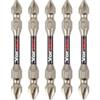 C.K Tools Vorteck - Set di 5 punte per cacciavite a percussione PZ2, 65 mm, Pozidriv per avvitatori a percussione, attacco esagonale da 1/4, zona di torsione magnetica, confezione da 5 pezzi CK T4481