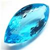 Gravity Gems 130 Ct Topazio Azzurro Naturale Marquise, Gemma Sciolta AGL