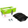 VALEO Imbottiture per freni Expert 301465A, Set di 4 imbottiture, Asse anteriore, Completamente dotato di accessori montati - Certificate ECE-R90