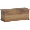Panca Contenitore 100x40x40 cm Multiuso Capacità 113 L in Legno Ingegnerizzato
