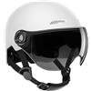 FxaumsGxuk Caschi Da Bici Per Uomo, 26×20×18cm ABS Casco Monopattino Elettrico, Mezzi Caschi Da Bici Con Visiera, Caschis Da Bicicletta Per Donna Uomo, Casco Per Circonferenza Della Testa 54-62cm