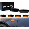 Esselle Parts Coppia Frecce Laterali Nero Fumé Progressive Dinamiche A Led per Fiat Grande Punto, Punto Evo, Idea, Panda Cross, Panda 312, Qubo, Stilo, Panda 169, Pandina, Plug and play Canbus nessun errore