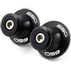 ZESIDIMO M8 Nottolini Per Kawasaki Z650 Z 650 2017-2024 2021 2020 2019 Accessori Moto Alluminio CNC Forcellone Slider Bobine Viti (Nero)