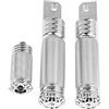 HCmotorku Moto Pedana Poggiapiedi Pedana Cambio Peg Leva Fit per Harley Sportster XL883 XL1200 Touring Road King Softail Dyna Cromato