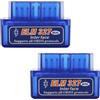 VBGURR Mini scanner Bluetooth ELM-327 OBD2, dispositivo diagnostico Bluetooth OBD2, adattatore Bluetooth OBD2, strumento diagnostico OBD-II per Android/iOS/Windows, scanner auto con tecnologia One Chip, per