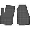 edecor Tappetini in gomma per auto, tappetini in gomma per Fiat Fiorino III dal 2007, tappetini anteriori per conducente e passeggero DXdx