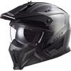 LS2, Casco Moto Jet/Modulare DRIFTER JEANS Titanium, L
