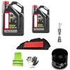 MOTO SPORT MONDO COMPATIBILE CON YAMAHA MAJESTY 125 YP KIT TAGLIANDO PER SCOOTER 2 LITRI DI OLIO 10W40 5000 4T TECNOLOGIA HC-TECH+FILTRO OLIO+FILTRO ARIA+CANDELA