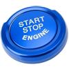 YFQAZXSW For BMW F20 F22 F30 F32 F48 1 2 3 4 Serie X1 Motore Start Stop Pulsante di accensione Coperchio del rivestimento Alluminio anodizzato blu con anello surround di precisione