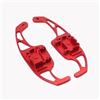 LVDLRAJJ Paletta Cambio Volante Compatibile Con VW Per Polo 6R Per GTI Per Sharan 2012-2016 Per Touareg 2011-2016 Volante Paddle Extension Shift Paddle(Red)