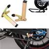 Puasok 1 Paio Supporto per Cavalletto per Moto con Artiglio di U | Adattatori per Cavalletto Moto per Ruota, Supporto per Artigli,Cavalletto Posteriore per Moto (Tubo Quadrato a Forma di U)