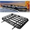 XYCHAO Barre portapacchi portatutto in alluminio, 160 x 100 cm, portatutto universale, colore nero, portata 150 kg, larghezza regolabile, 100 - 135 cm, per SUV con mancorrenti sul tetto, portapacchi offroad