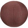 Chatonshen Copertura per Palla da Ginnastica, Leggera, Pieghevole, Antipolvere, AntiGraffio con Maniglia, Copertura per Palla da Equilibrio, Palla da Seduta, PRO, caffè 55 cm