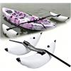 VSAQLNWZ Stabilizzatore Gonfiabile per Kayak, Stabilità Gonfiabile Kayak Float, Montaggio Rapido Kit Stabilizzatore Gonfiabile per Canoa 3 Colori per Il Tuo Stile,White