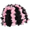 KICHOUSE Cuffia da Nuoto Donna Petali a Fiore 3d in Nylon Nero e Color Carne, Antiscivolo e Riutilizzabile, per Piscina e Mare