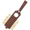 Buxuaaaa Porta tee da golf in pelle PU 7 slot golf tees borse di stoccaggio borse portatili sacchetti da gancio a borsa clip da cintura in pelle PU supporto accessorio gancio alla borsa clip da