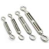ORICALCHASM tenditore a tenditore, 1 pz M4/M5/M6/M8 304SS tenditore bullone Gancio Rigging Occhiello Vite Fune Metallica tensionamento tenditore connettore Stretto,(C to C,M8)