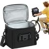 Générique Handlebar Bag for Bike, Large Thermal Cooler Pouch, Lightweight Reusable Food Storage, Insulated Cycling Accessory for Mountain Biking, Commuting, Outdoor Travel Use