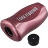 Minflora Per DAIWA per SLP WORKS TATULA per zillion FUEGO Spinner Bait Reel Manopola Mulinello da Pesca Parte ABS Leggero Compatibile con Mulinelli a Goccia D'acqua Manico in Fibra di Carbonio M (1pz argento)