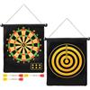 Gungtj Bambini Dart Board, Dart Board per i bambini,Gioco di all'aperto al coperto - Roll Up Doupper Dartboard per Adulti Giochi da tavolo all'aperto al coperto