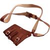 MDFCZXP Copertura della Spada Medievale - Steampunk PU Cuoio Sword Sleeve - One-Shoulder Vita-Montato Sword Holder - Regolabile Spada in Pelle Frog - per Larp Accessori Abbigliamento,B2,5inch