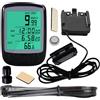Generic Tachimetro per bicicletta, compatto, leggero, universale, contachilometri, contachilometri digitale con display LCD, per il monitoraggio delle attrezzature per mountain bike su strada