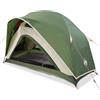 RuiNingRN Tenda da campeggio per 1 persona, verde, impermeabile, con rivestimento in poliuretano, 213 x 84 x 100 cm, ultraleggera 2,55 kg, con copertura rimovibile, materiale a rete, borsa portaoggetti, ideale