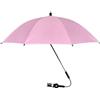 Xdyyjrasa Ombrello con Clip - Parasole Regolabile a 360° con Morsetto, Blu Portatile per Passeggino, Sedia a rotelle, Sedia rotelle, Carrello da Golf, Rosa