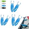 Vesidoloy Clip di fissaggio per tavola da paddle - 6 clip di fissaggio espandibili, forniture per sport acquatici per adolescenti, ciclisti, , golfisti, ragazzi, ragazze, giovani, mamma, papà