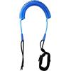Buxuaaaa Stand -Up Paddle Board Surfboard Guinzaglio a spirale Guinzaglio per gamba Corda da polso con polsini regolabili alla caviglia per paddle board a spirale Tavola da surf Gamba Corda Caviglia