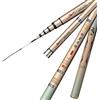 Zpengtai Canna da Pesca Polo a Mano di Pesca telescopica a Fibra Carbonio Duro Super Leggero 2.7/3.6/3.9/4.5/5.4/6.3/7/8/9/10m Pole Flusso(2.7M)