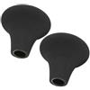 BEAZOOM 2pcs Sea Fishing Rod Butt Cushion EVA Gimbal Pad Belly Pole Holder Per Canne Pesanti Ammortizzante Supporto Blu E Nero