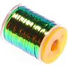 Buxuaaaa Colore laterale Piatto Tinsel Metallic Mylars Fly Tying Materiali Fly Tying Flat Pavoni Tinsel Bobina Facile da Usare Doppio Colore Lato