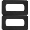 YARNOW 2 Pezzi Patch per Tavola da Surf 9 Pollici per Slot Pinna, Accessorio per SUP Paddleboard, Connessione Facile, Materiale Resistente, Migliora Stabilità e Manovrabilità