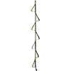 Générique Rope Ladder for Kids - 200 x 2 cm Climbing Aiider Ladder | Outdoor Rope Ladders | 7 Step Climbing Ascender Foot Loop, Multi-Purpose Climbings Strap with Stainless Steel Hook