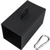 NINMORTH Blocco rinforzante per presa in acciaio a molla, blocco con fibbia per allenamento manuale, accessorio per sistema portante (quadrato, 8 x 8 cm)