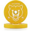 ATLETICA Animal Bumper Dischi da 15 kg, coppia, rimbalzo ridotto, gomma di alta qualità, powerlifting e sollevamento pesi, resistenti e durevoli